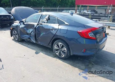 2017 Honda Civic Ex-L from USA, damaged, VIN 19XFC1F77HE008417